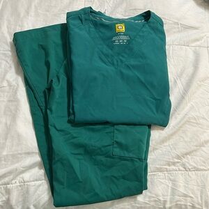 Wink 123 Scrub Set Hunter Green